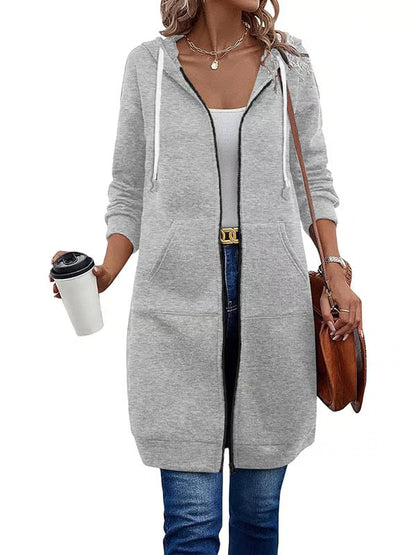 Casual Zip Up Fleece Hoodies ~ Soft warmth you’ll wear every day.
