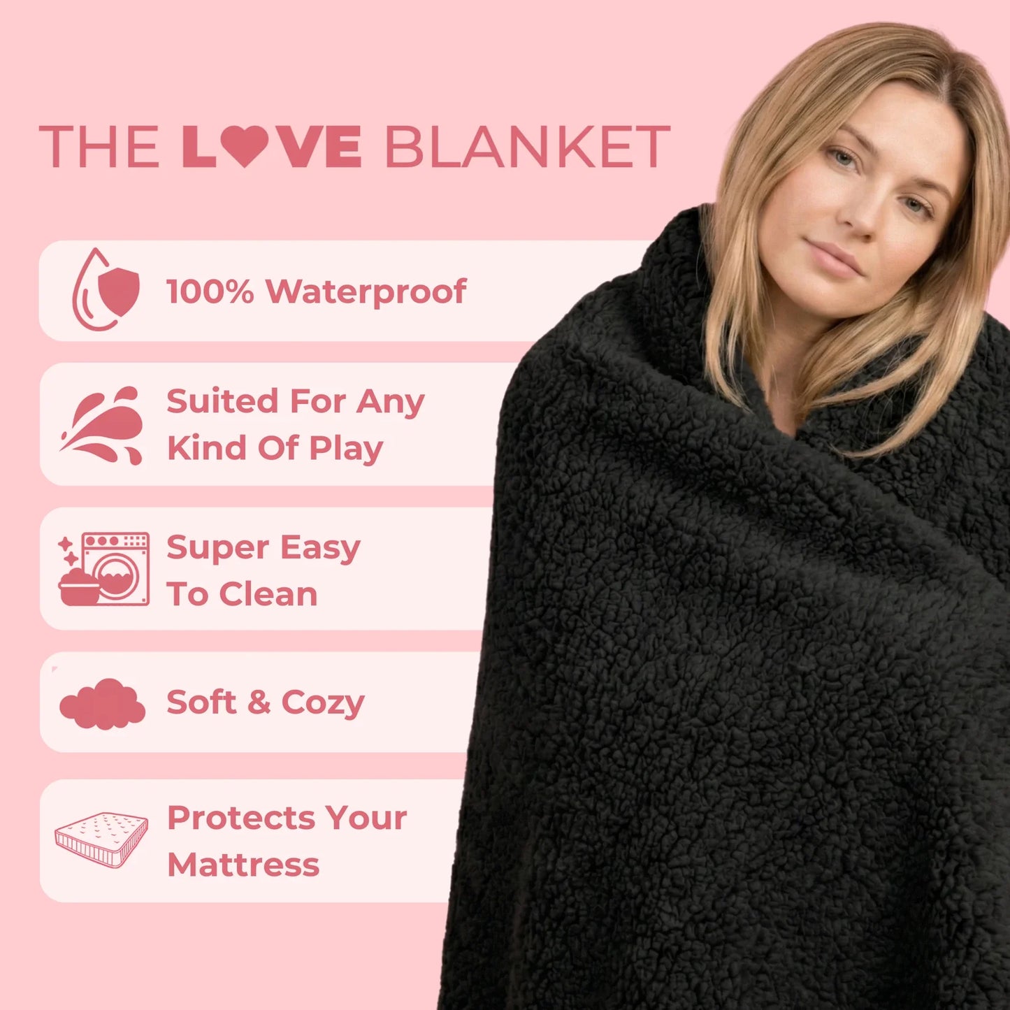 Love Blanket ~ Worry free intimacy without stained sheets.
