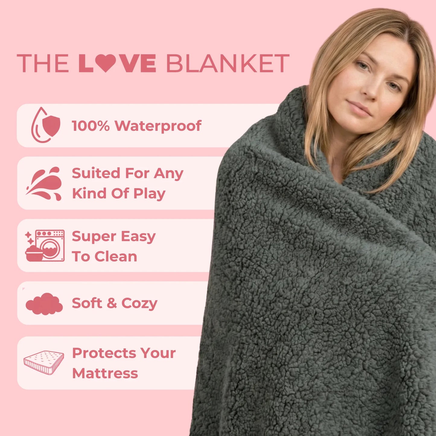 Love Blanket ~ Worry free intimacy without stained sheets.