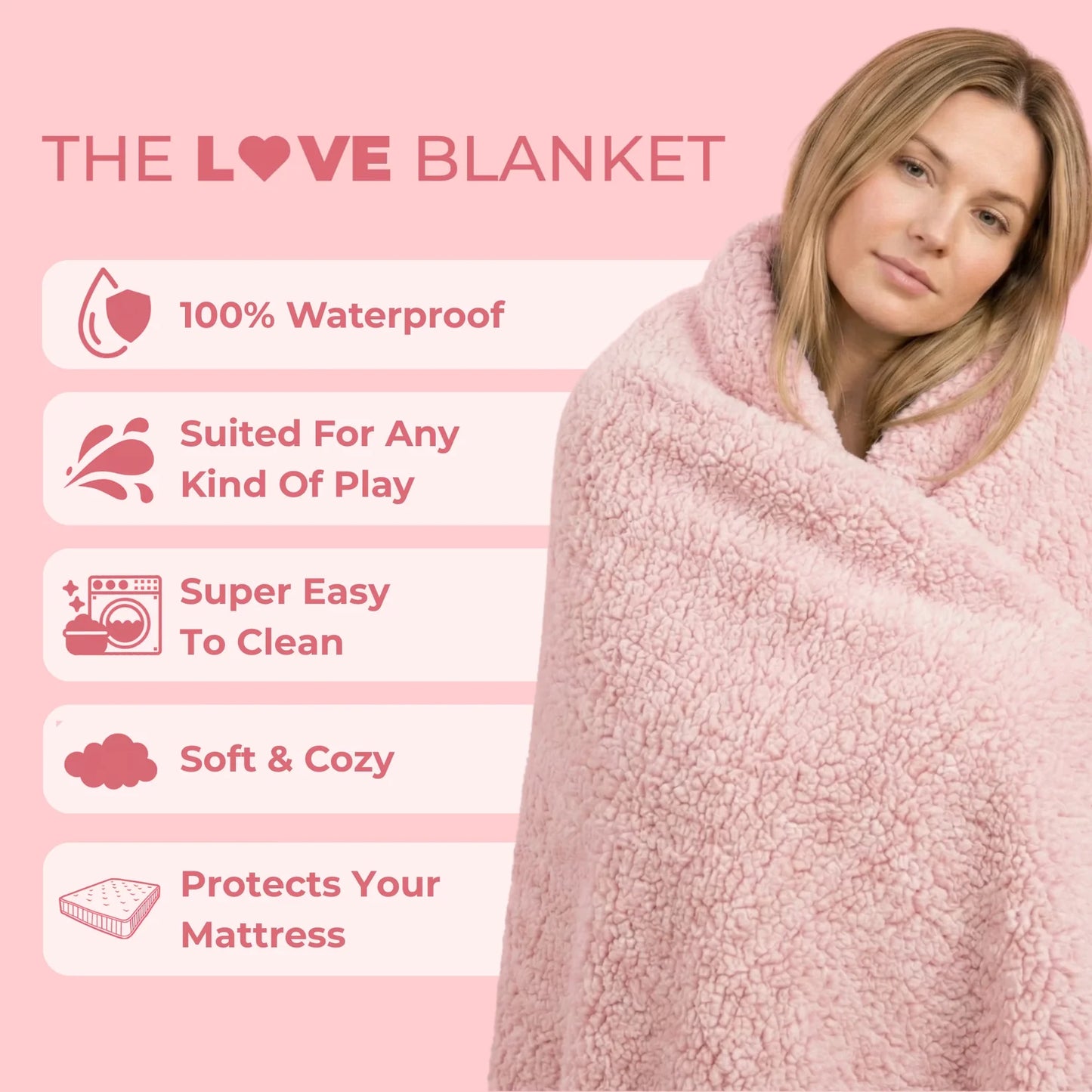 Love Blanket ~ Worry free intimacy without stained sheets.