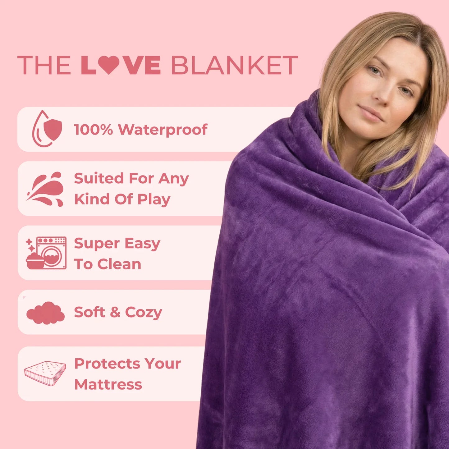 Love Blanket ~ Worry free intimacy without stained sheets.