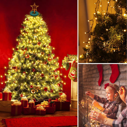 Christmas Tree Waterfall Lights ~ Turn your home into a glowing Winter Wonderland.