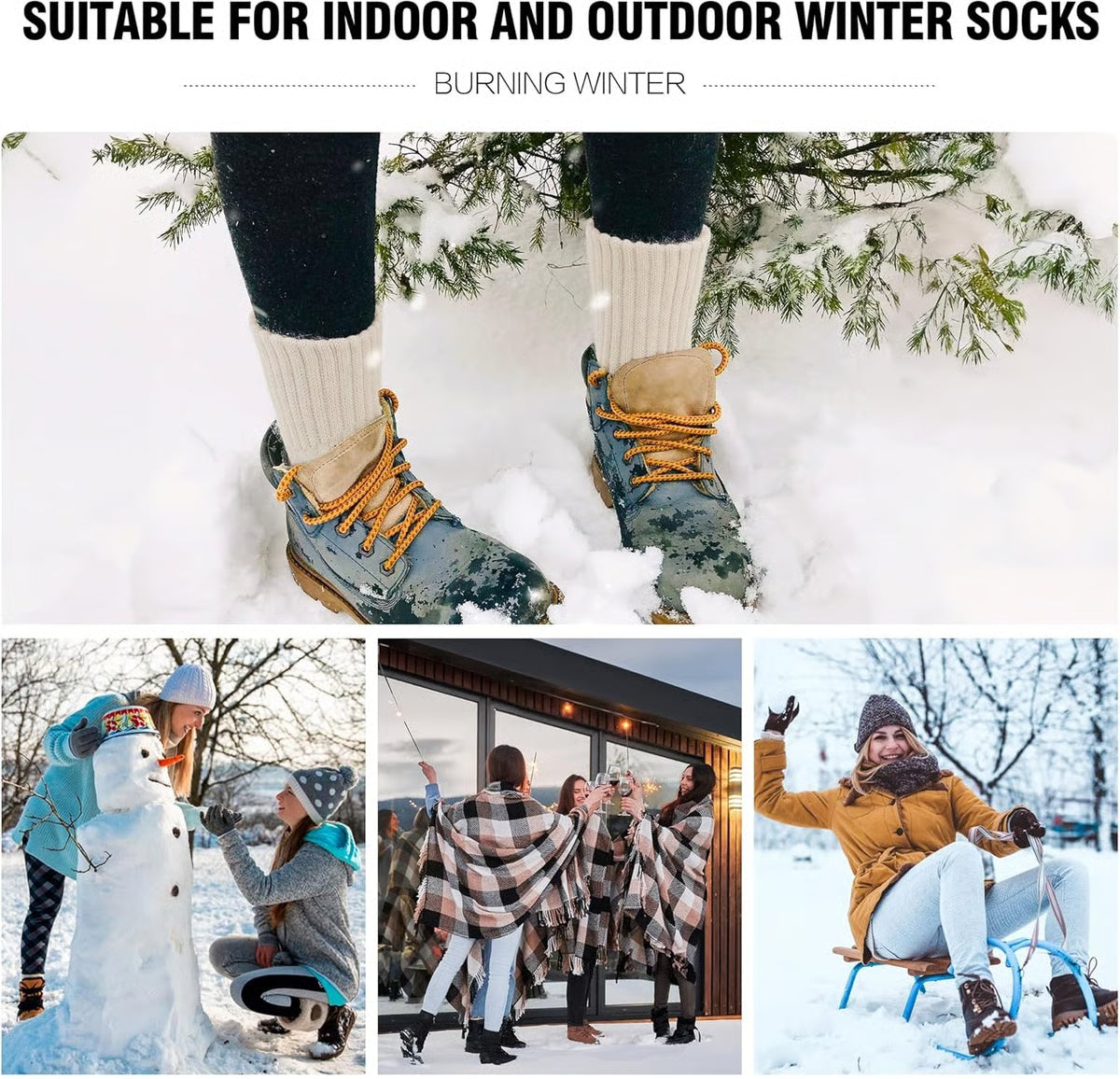 Cozy Winter Socks ~ Keep your feet soft, warm, and happy all season.