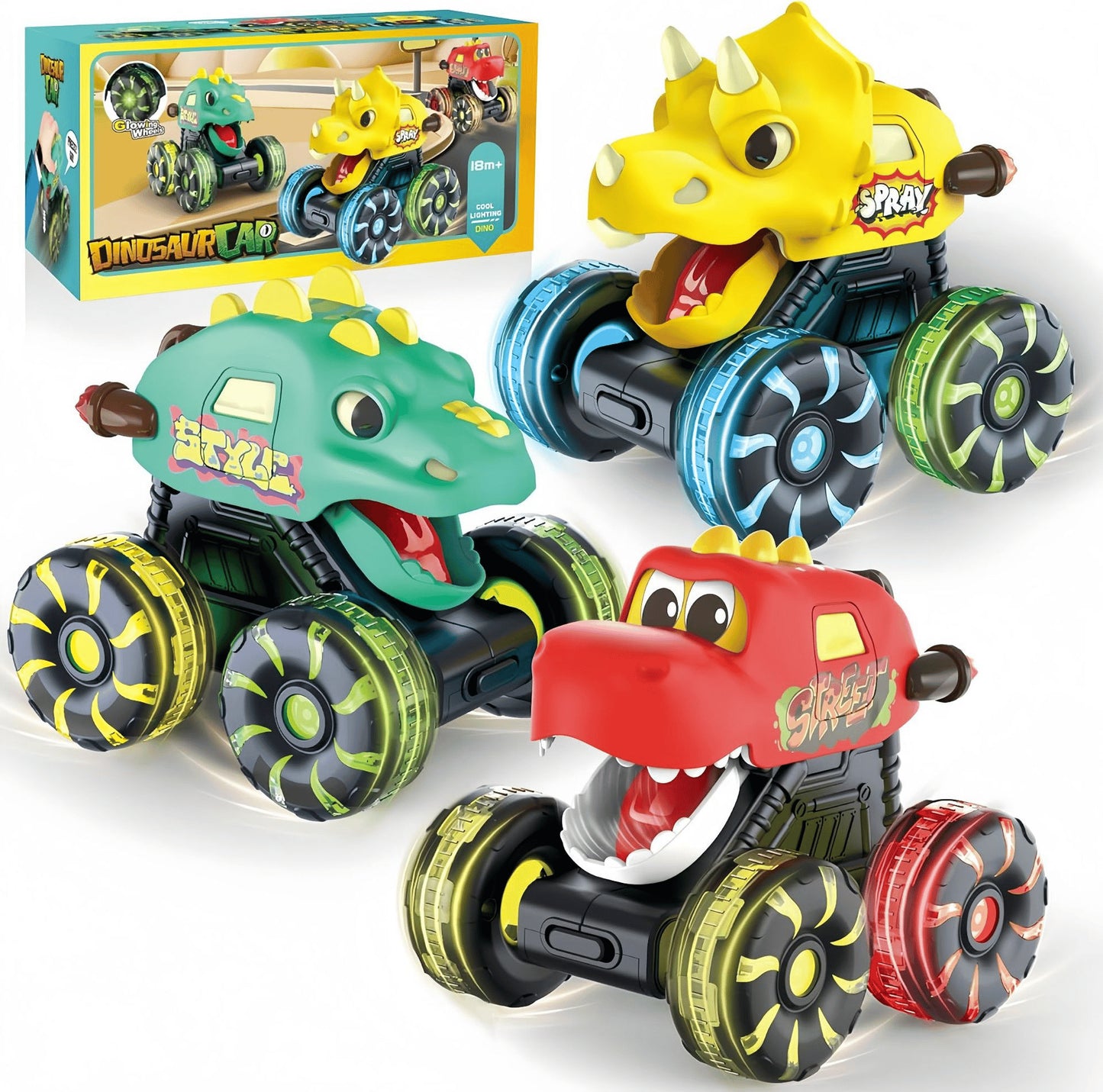 Press & Go Dino Monster Truck ~ The push-and-go toy that never gets old-
