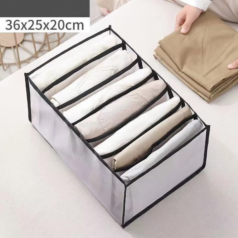 Wardrobe Clothes Organizer ~ Tidy up your space and find what you need in seconds.