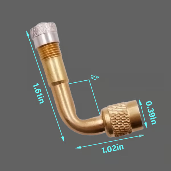 Tire Valve Extender ~ Reach hidden stems for fast, hassle-free inflations.