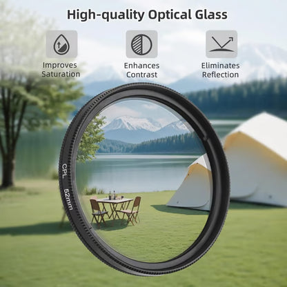 Phone Camera Polarizing Filter ~ Glare-free, vivid photos in every shot.