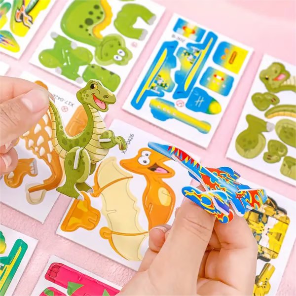 Educational 3D Cartoon Puzzle ~ Keep little hands busy and imaginations big.