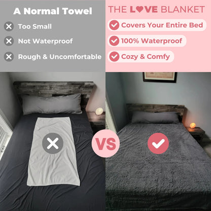 Love Blanket ~ Worry free intimacy without stained sheets.