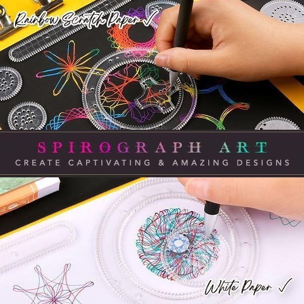 Drawing Stencil Set ~ Create mesmerizing patterns with ease