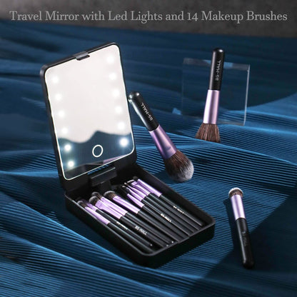 Travel Makeup Brush Set ~ Flawless application anywhere, anytime-