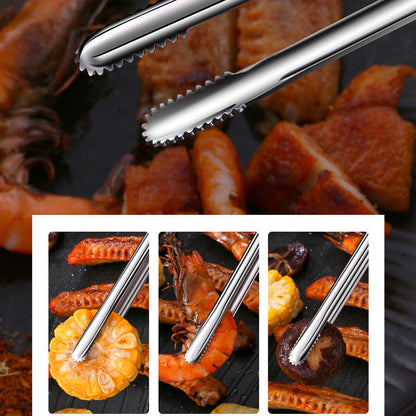 Stainless Steel Kitchen Tongs ~ Grip, Flip, and Serve with Ease