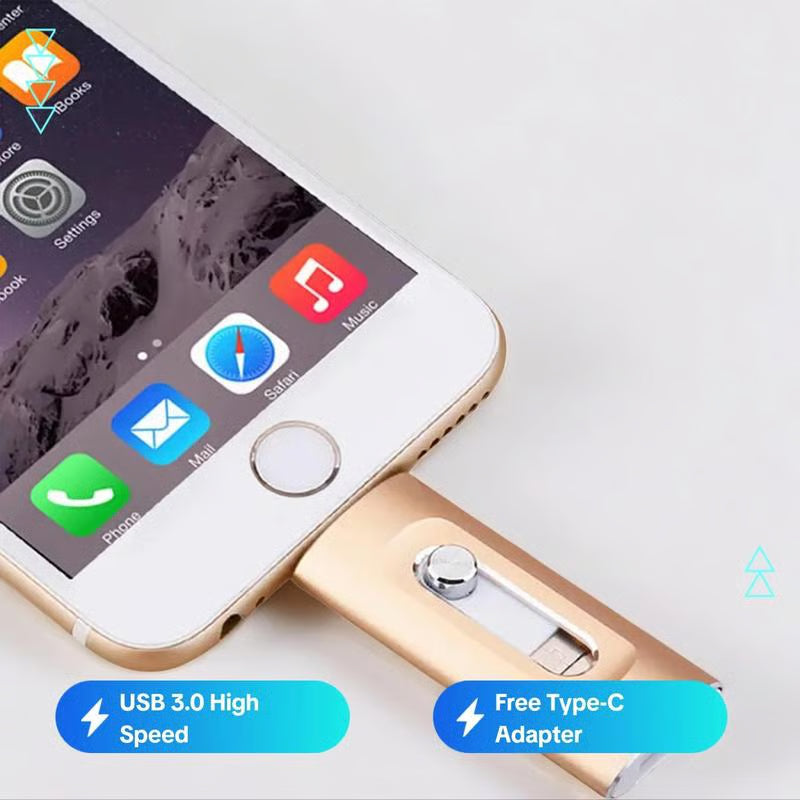 3 in 1 Flash Drive ▶︎ For files that should never exist