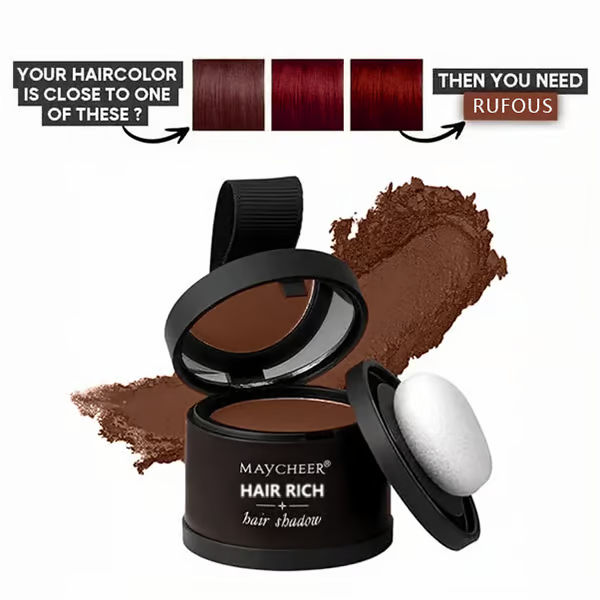 Hairline & Root Cover Powder ~ Fake a Fuller Hairline in 5 Seconds.