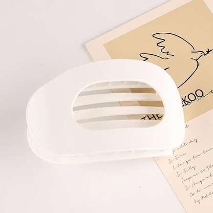 Solid Color Hair Clip ~ Lock in style without breakage or bulk.