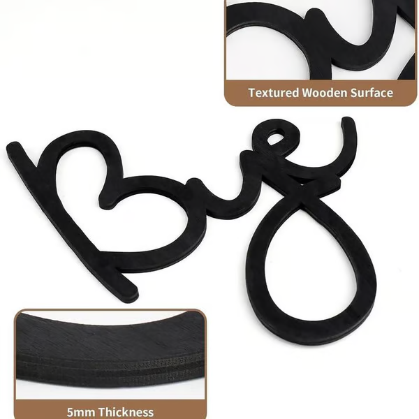 'Love You Bye' Wall Sign ~ A daily reminder of love for any space.