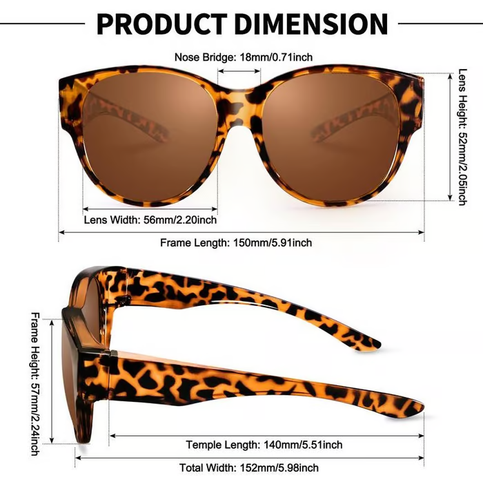 Cat Eye Polarized Sunglasses ~ Statement style with serious sun defense.