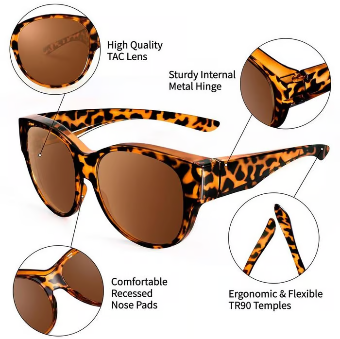 Cat Eye Polarized Sunglasses ~ Statement style with serious sun defense.
