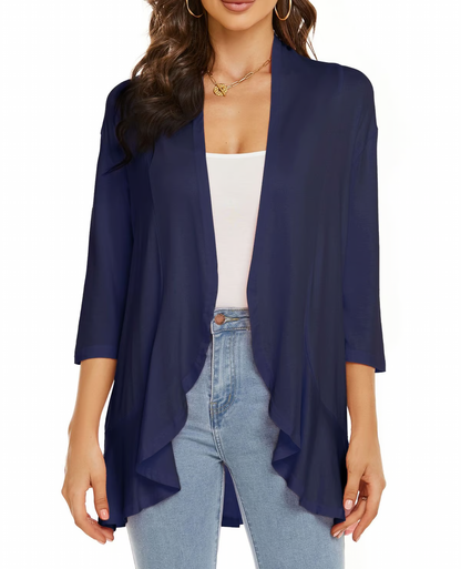 Lightweight Open Front Cardigans ~ Throw-on style that works for any outfit