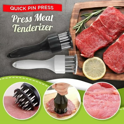 Stainless Steel Meat Tenderizer ~ Turn any cut into a steakhouse-quality bite