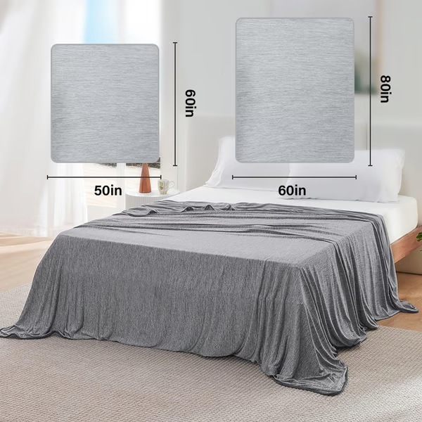 Summer Cooling Blanket / Instantly chill your nights, sleep dry and deep.