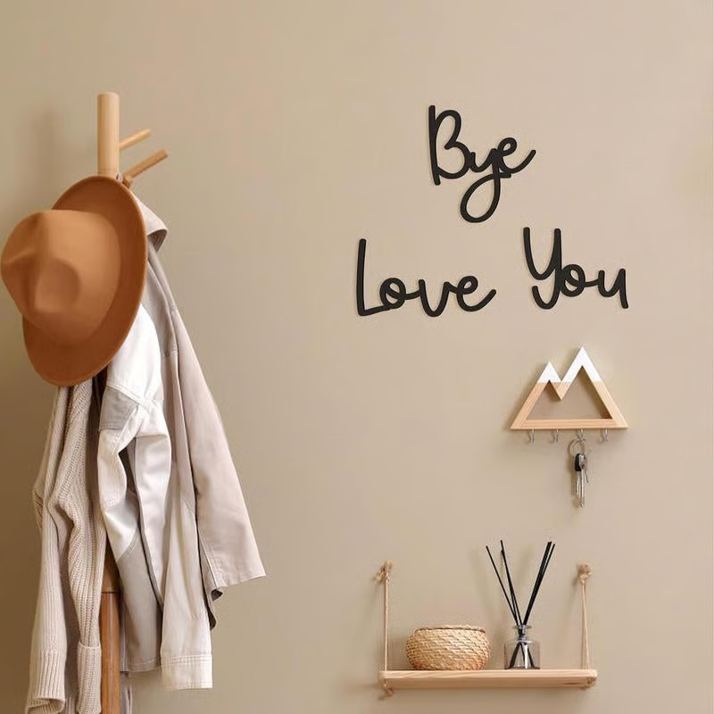 'Love You Bye' Wall Sign ~ A daily reminder of love for any space.