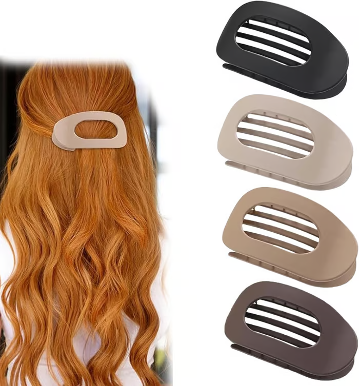 Solid Color Hair Clip ~ Lock in style without breakage or bulk.