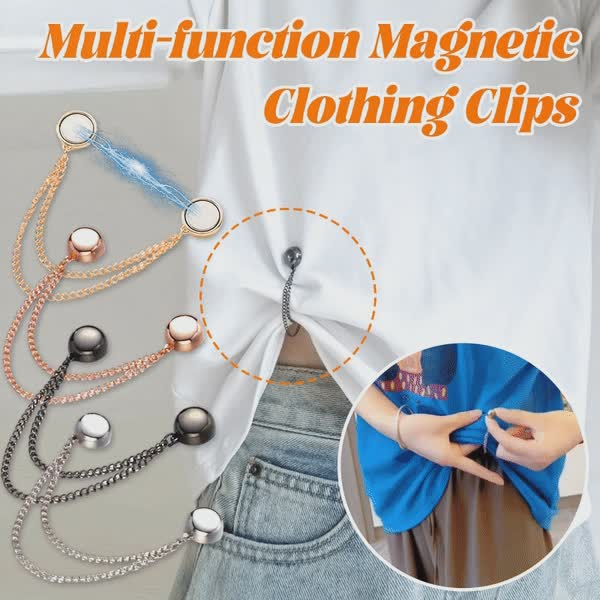 Magnetic Clothing Clips ~ From Sloppy to Snatched in Seconds.