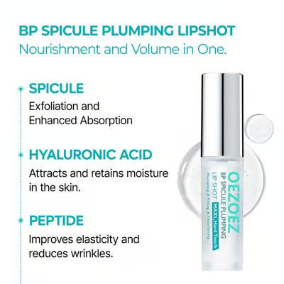 BP Spicule Plumping Lip Shot ~ Get that full, irresistible pout