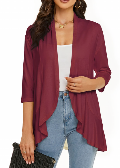 Lightweight Open Front Cardigans ~ Throw-on style that works for any outfit