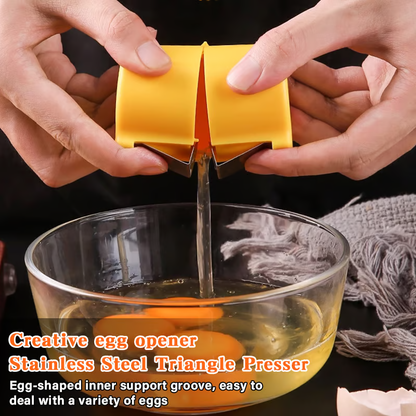 Efficient Egg Cracking Tool ~ Because You’ve Got Better Things to Do