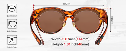 Cat Eye Polarized Sunglasses ~ Statement style with serious sun defense.
