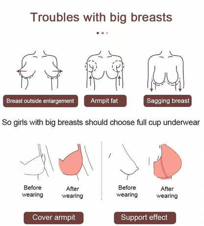 Super Gather Bra ~ Wire-free lift and shaping for all-day comfort