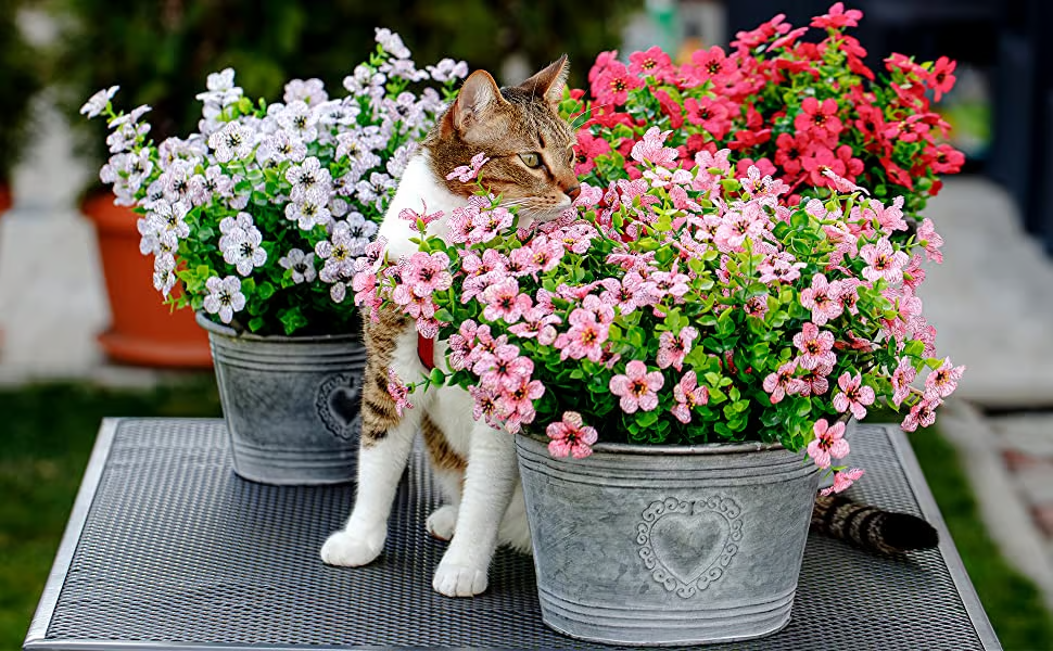 Artificial Outdoor Flowers ~ Garden-fresh look that lasts all year