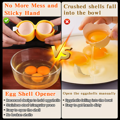 Efficient Egg Cracking Tool ~ Because You’ve Got Better Things to Do