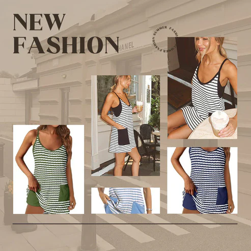 2-in-1 Summer Dress ~ Breezy Fit with Secret Built-In Shorts.