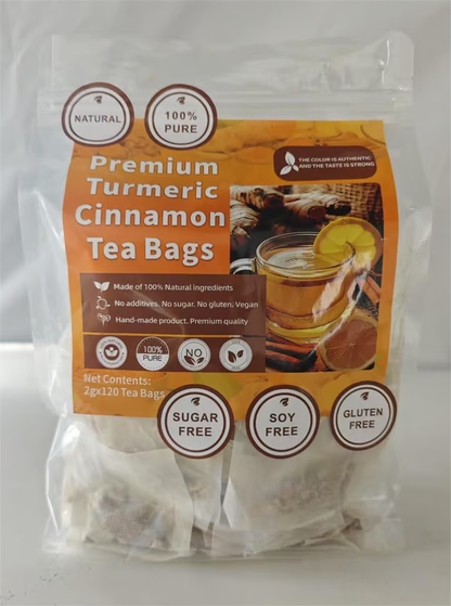 Turmeric Ginger Cinnamon Tea ~ Support digestion, calm inflammation, and relax naturally
