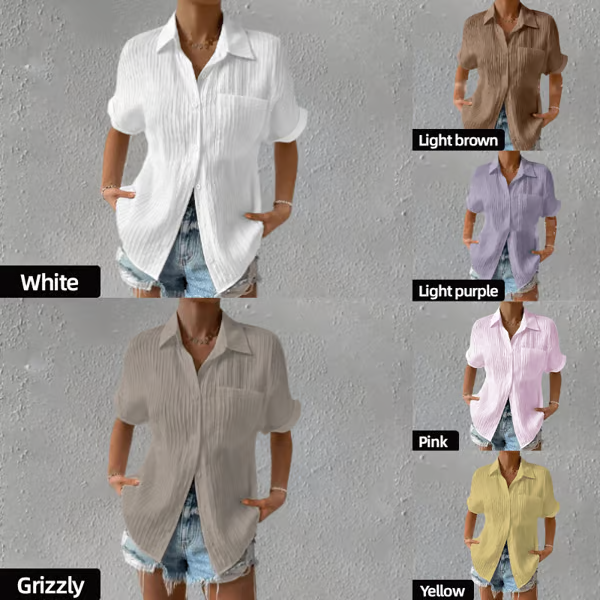 Crew Neck Lace Loose Shirt ~ The shirt that does all the work for you.