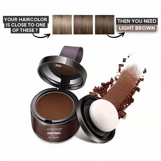 Hairline & Root Cover Powder ~ Fake a Fuller Hairline in 5 Seconds.