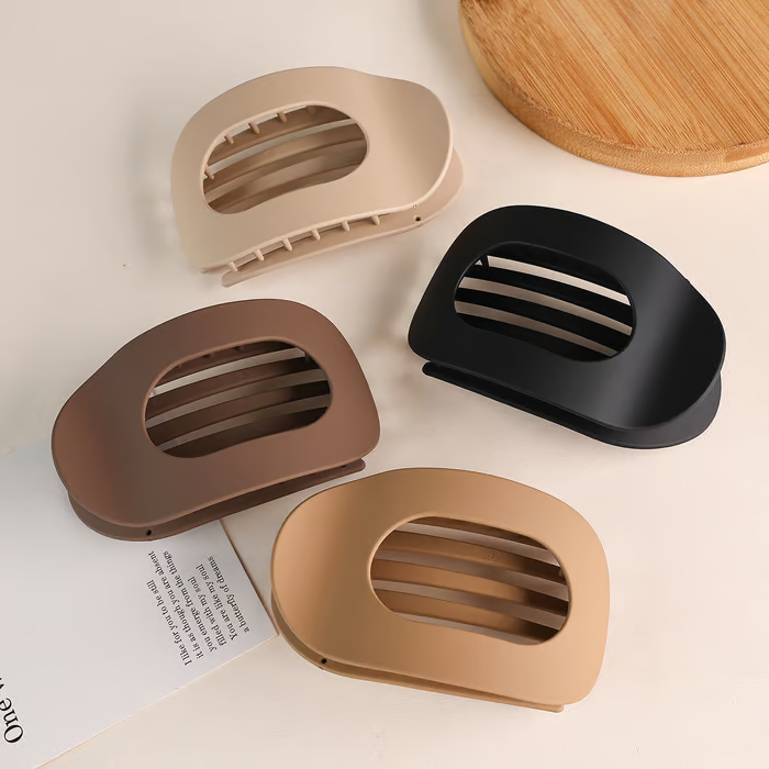 Solid Color Hair Clip ~ Lock in style without breakage or bulk.