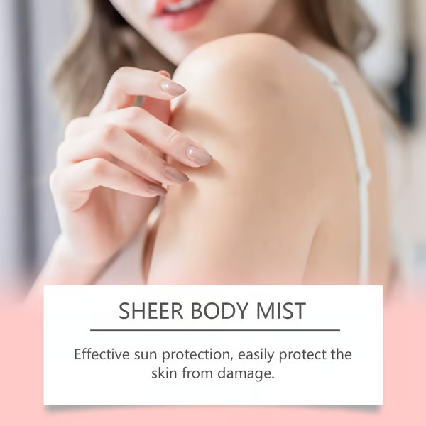 Sheer Body Mist Sunscreen SPF 42 ~ Weightless sun protection you’ll forget you’re wearing