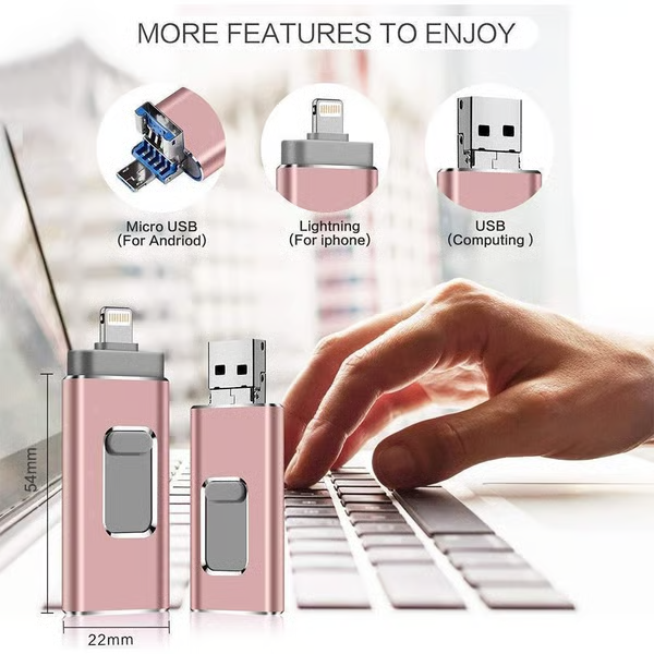 4 in 1 USB Flash Drive ~ The only flash drive you’ll ever need.