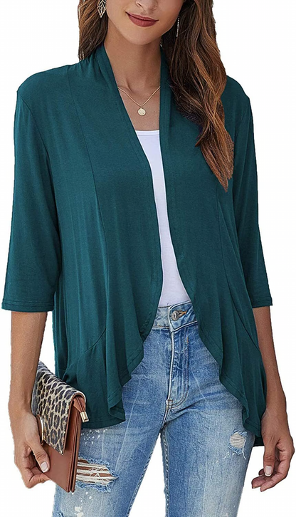 Lightweight Open Front Cardigans ~ Throw-on style that works for any outfit