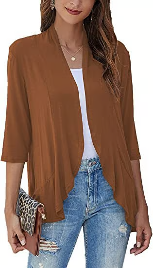 Lightweight Open Front Cardigans ~ Throw-on style that works for any outfit