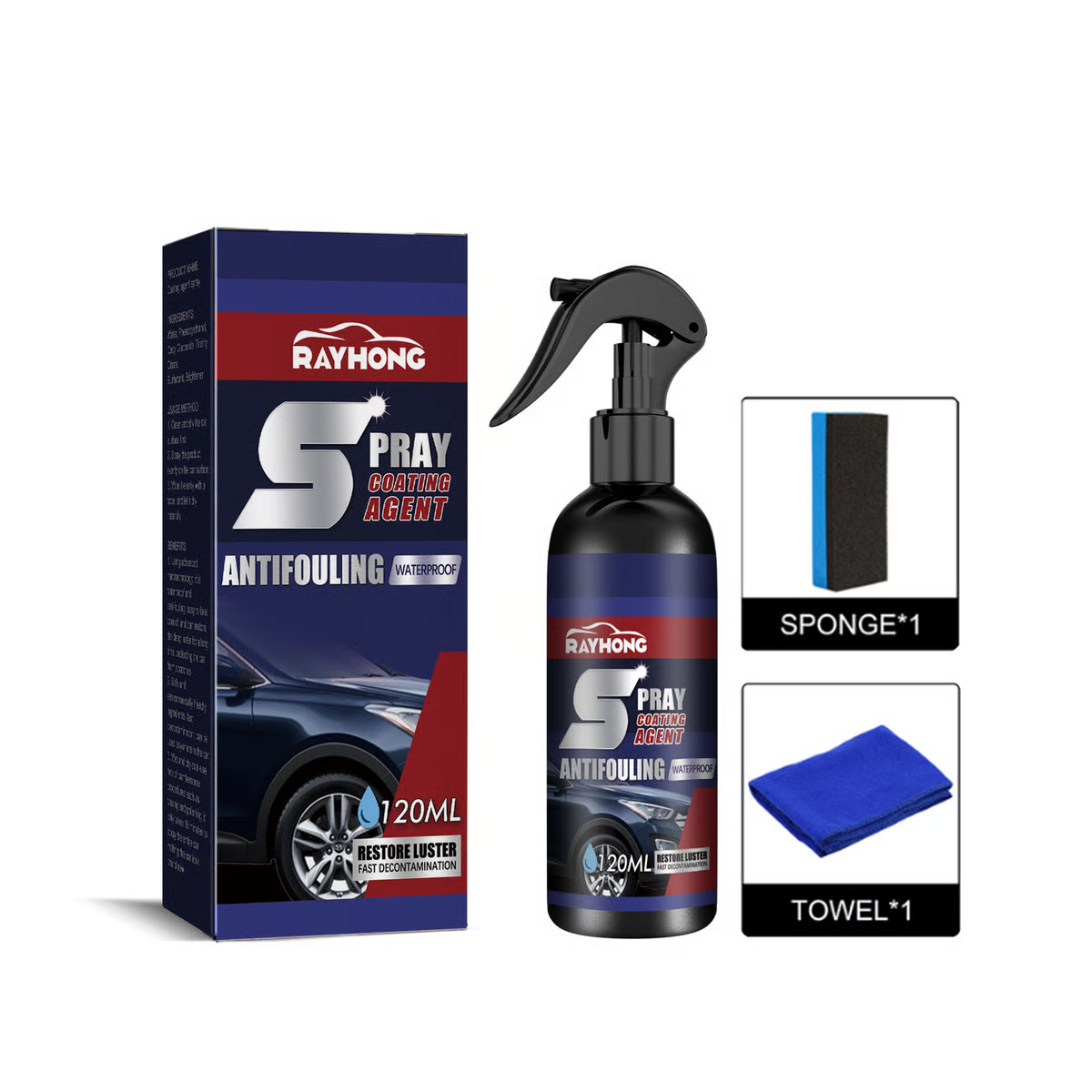 Car Restore Spray ~ Glossy, mirror-like finish in minutes.