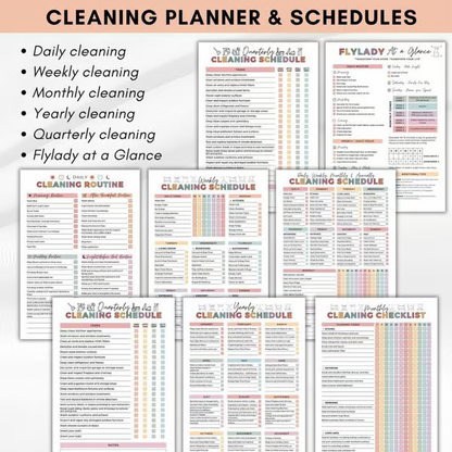 Cleaning & Organizing Toolkit ~ ADHD-focused system to simplify cleaning