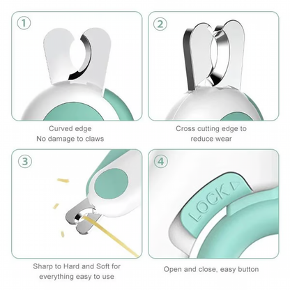 LED Pet Nail Clipper ~ Safe, Stress-Free Grooming in Seconds