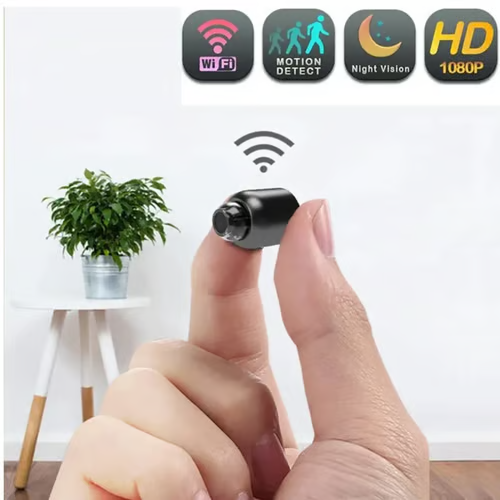 Night Vision Mini WIFI Camera ~ Instant Eyes on Thieves, Sitters, or Strangers