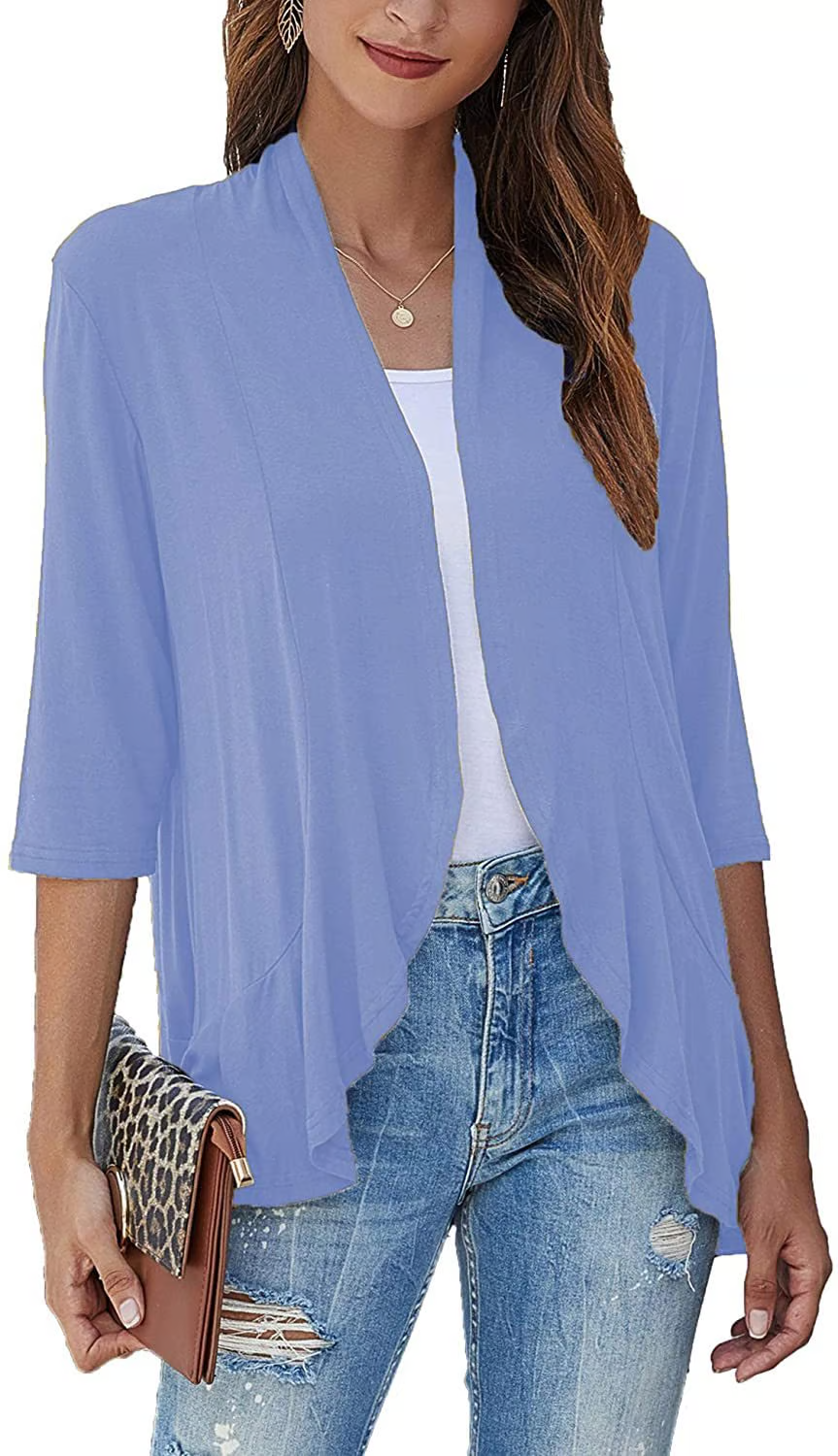 Lightweight Open Front Cardigans ~ Throw-on style that works for any outfit