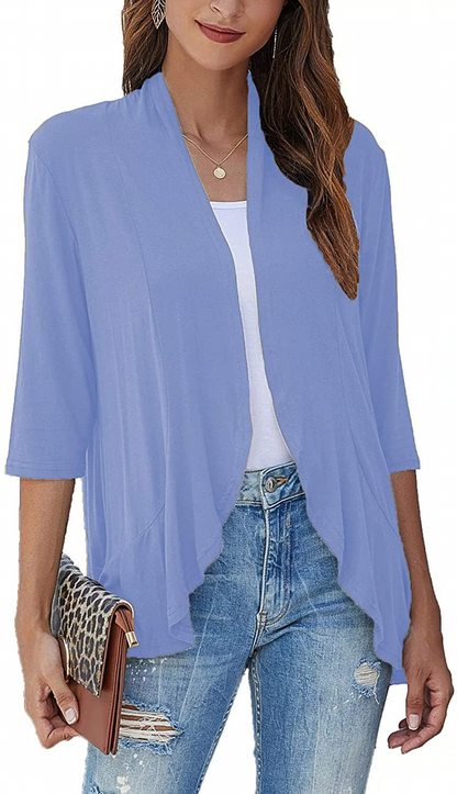 Lightweight Open Front Cardigans ~ Throw-on style that works for any outfit
